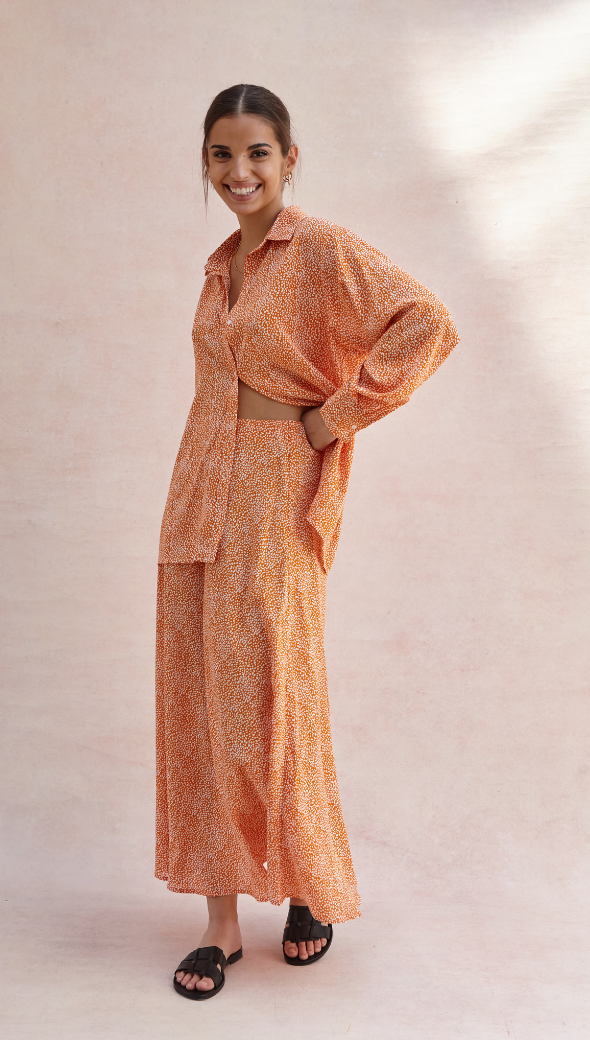 Aura Skirt - Auburn Print