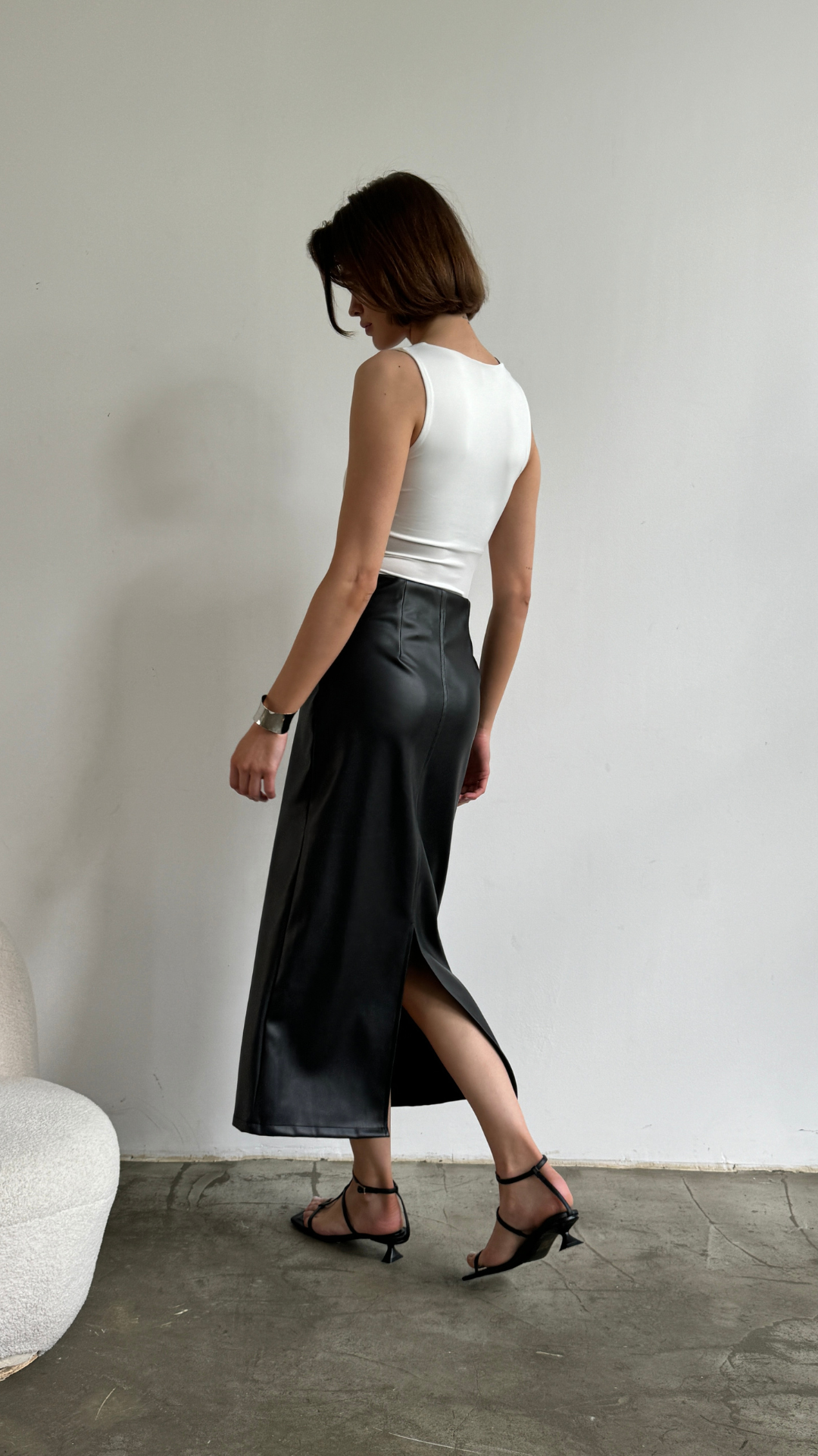 Riley Pencil Skirt - Black