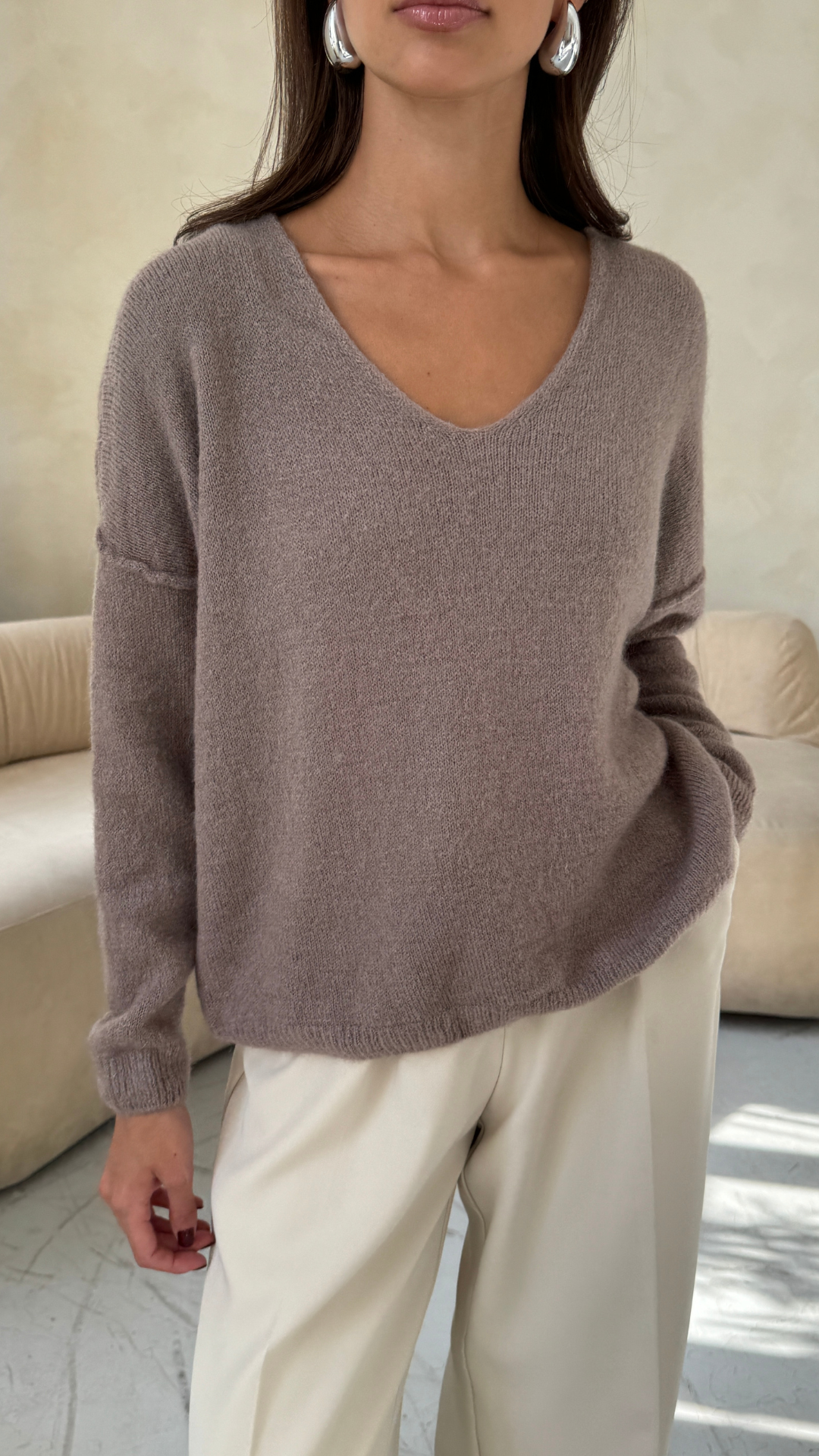 Hailey Sweater - Mocha