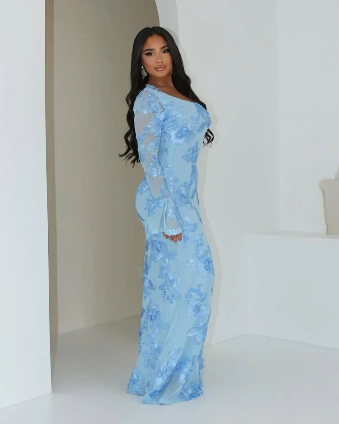 Lola Floral Maxi Gown