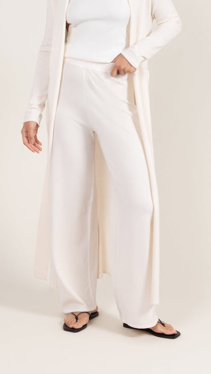 Sofia Knit Trousers - Ivory
