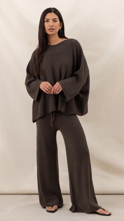 Cora Sweater - Dark Espresso