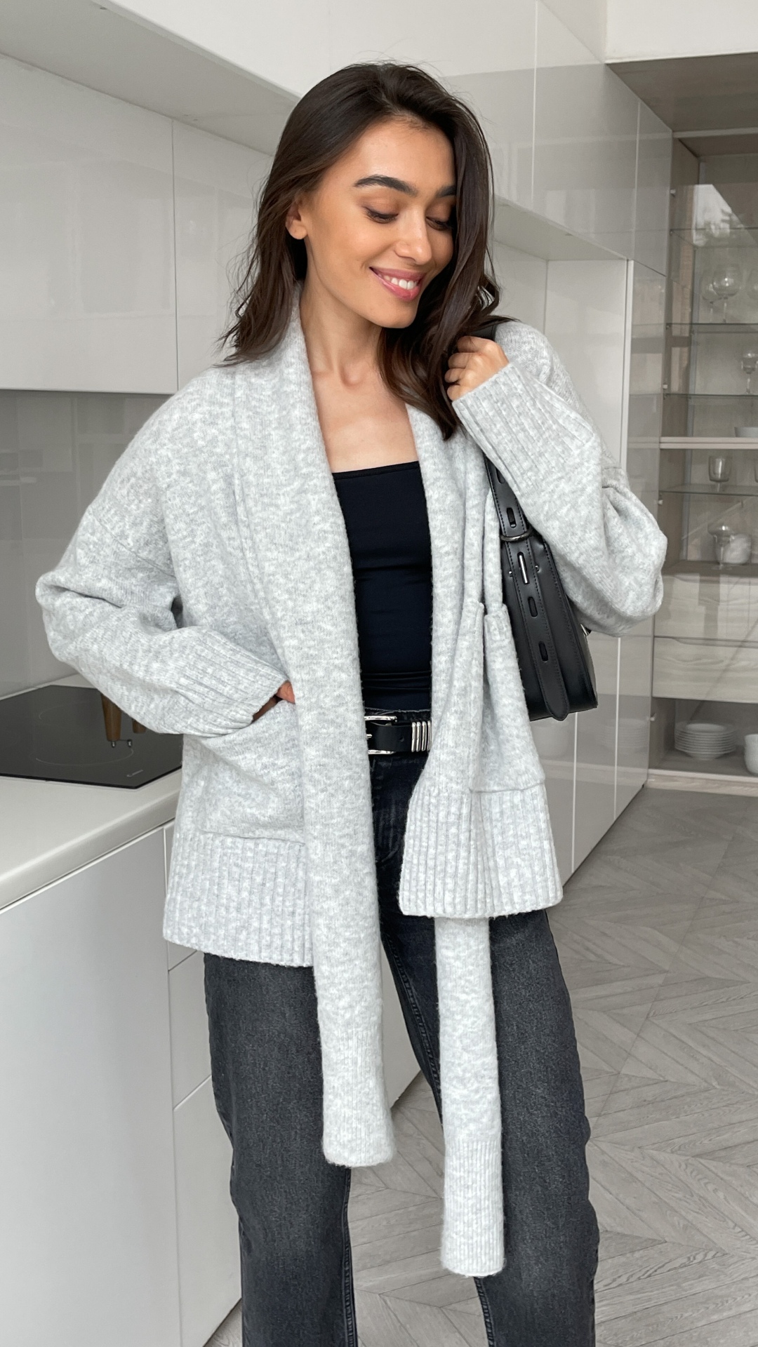 Harper Cardigan - Grey