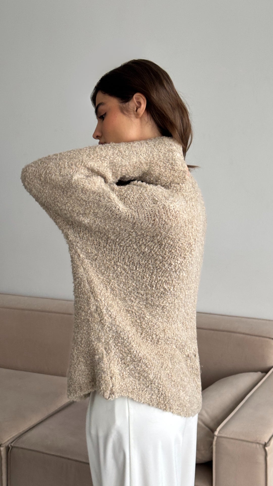 Ella Cardigan - Sand