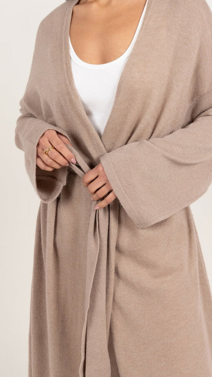 Sierra Long Cardigan - Dove Grey