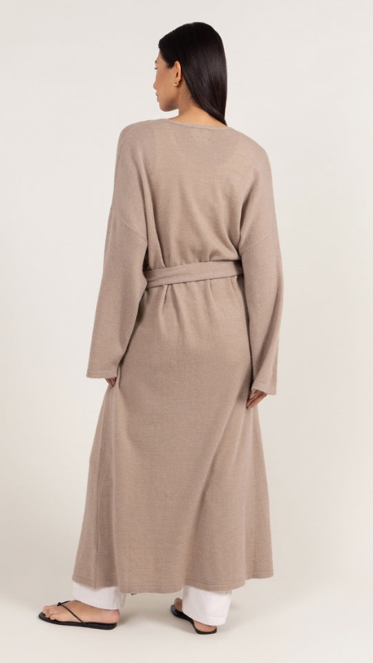 Sierra Long Cardigan - Dove Grey