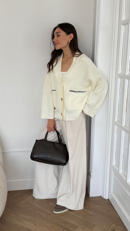 Kassie Cardigan - Ivory
