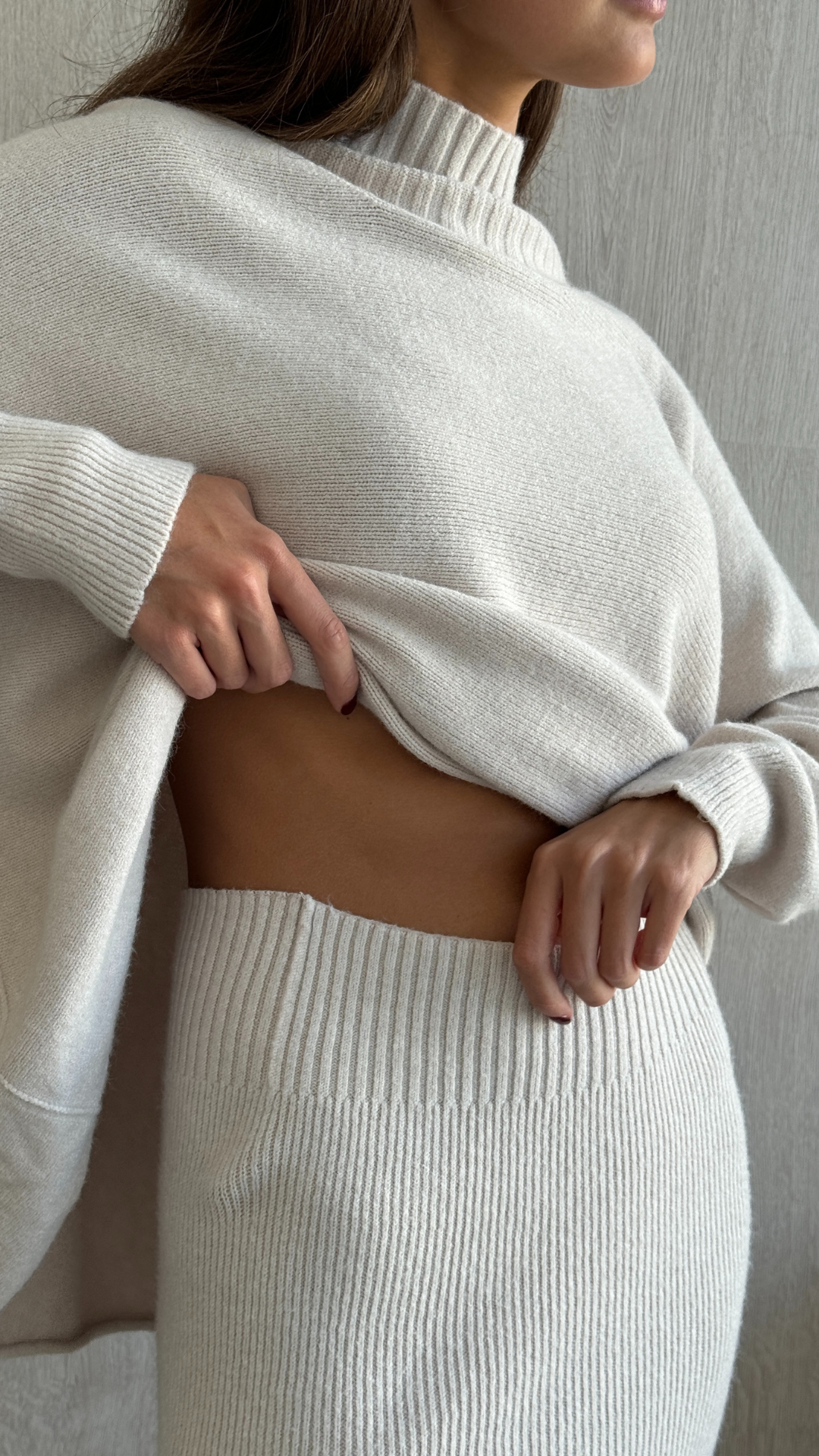 Alma Pencil Skirt  - Ivory