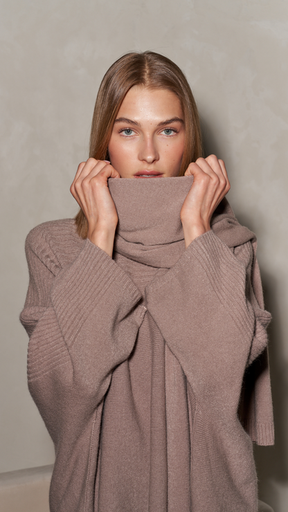 Cora Wrap Scarf - Smoke