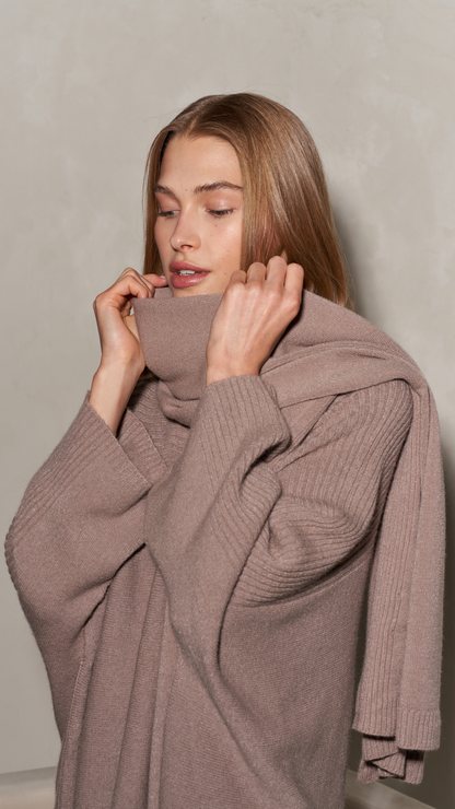 Cora Wrap Scarf - Smoke