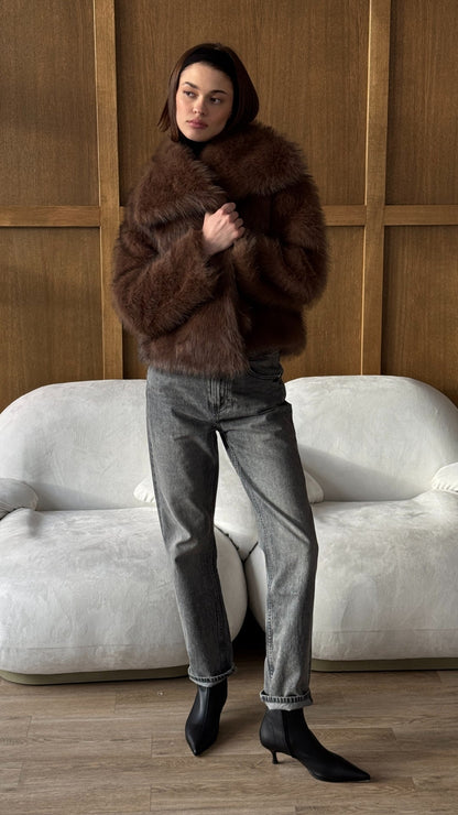 Rihanne Coat - Dark Chocolate