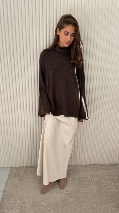 Amelie Sweater - Dark Espresso