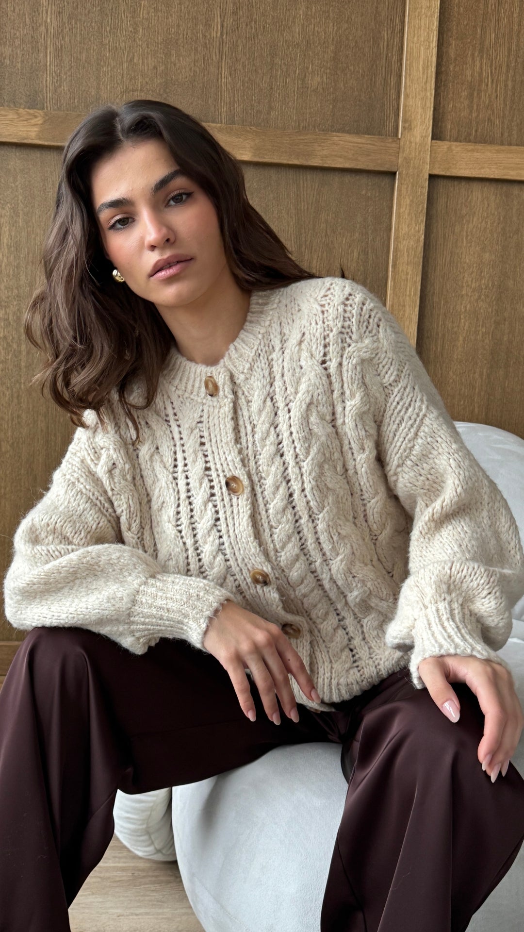 Evie Cardigan - Ivory