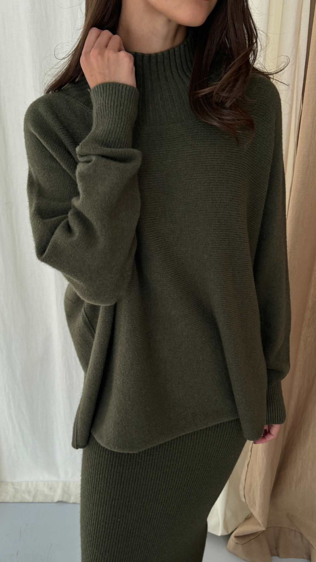 Alma Sweater - Khaki