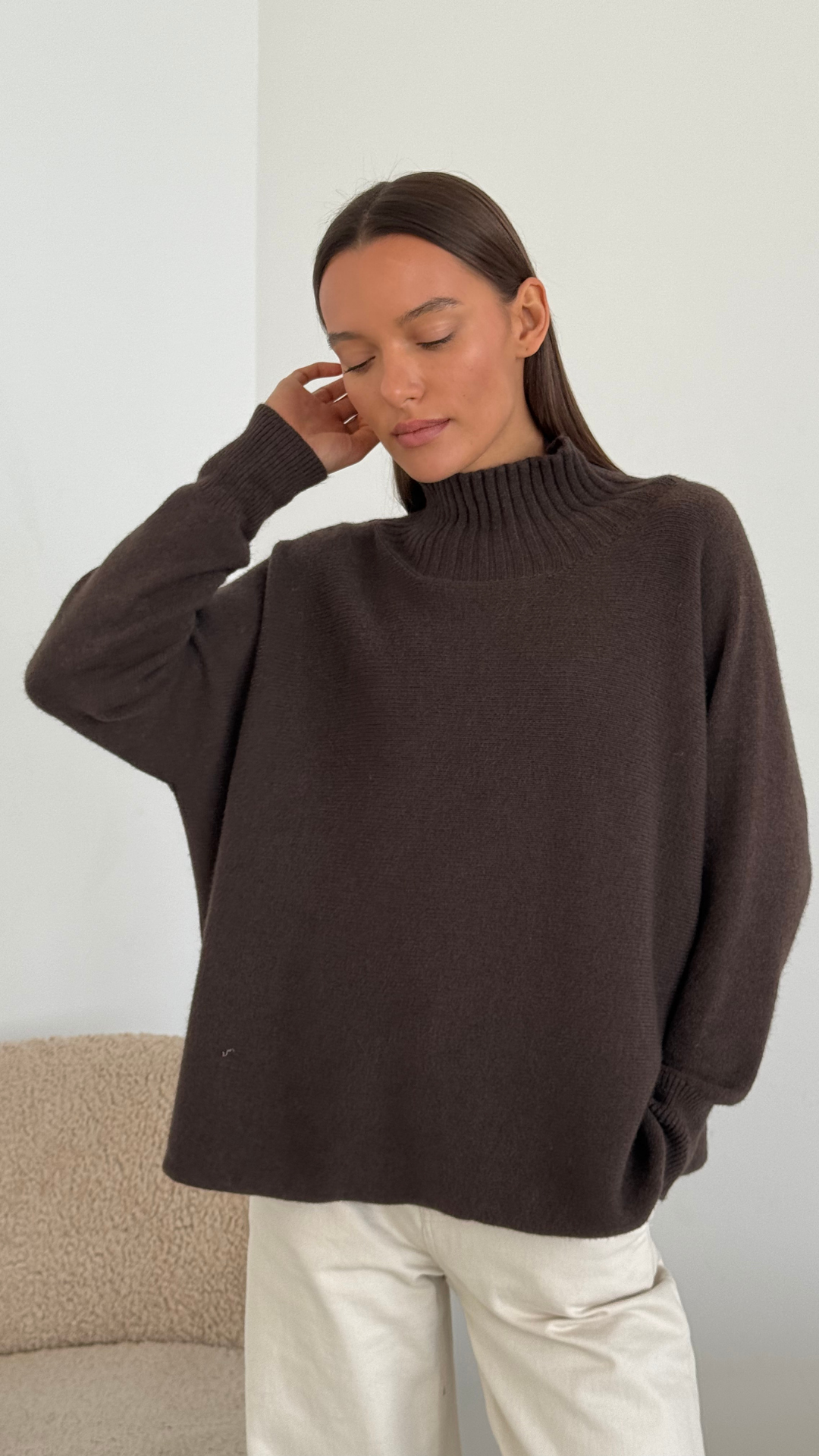 Alma Sweater - Dark Espresso