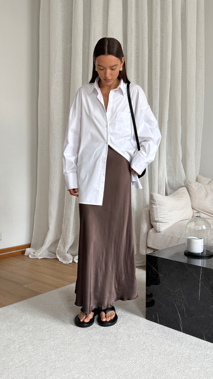 Sasha Skirt - Dark Espresso