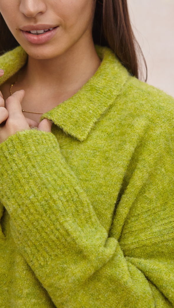 Veronika Sweater - Lime