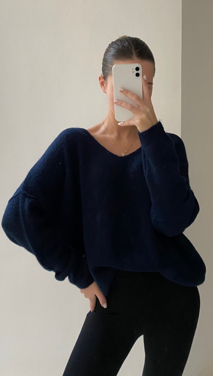 Hailey Sweater - Navy