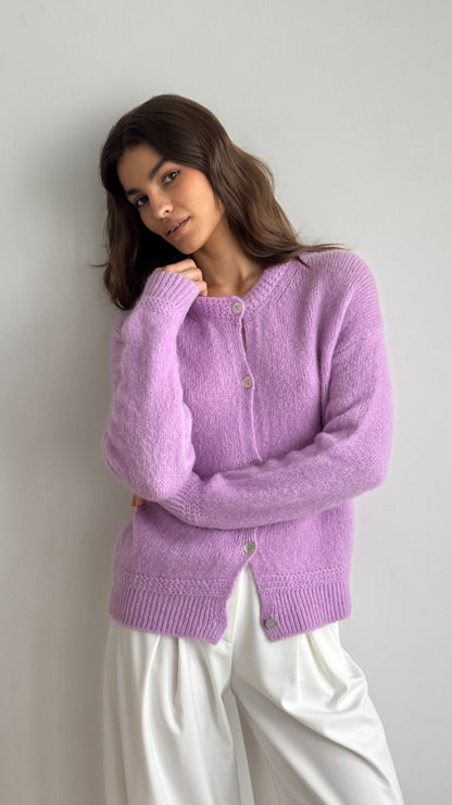 Reyna Cardigan - Lilac