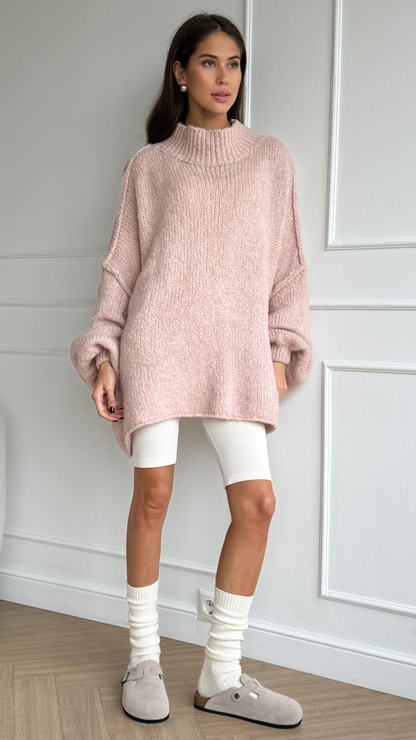 Layla Sweater - Rose