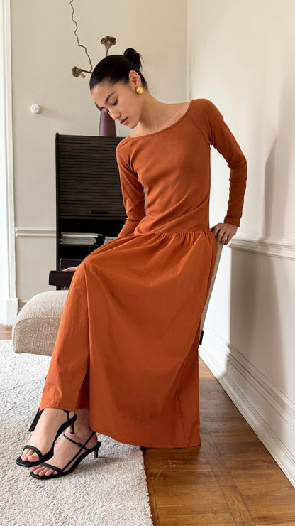 Orla Dress - Terracotta