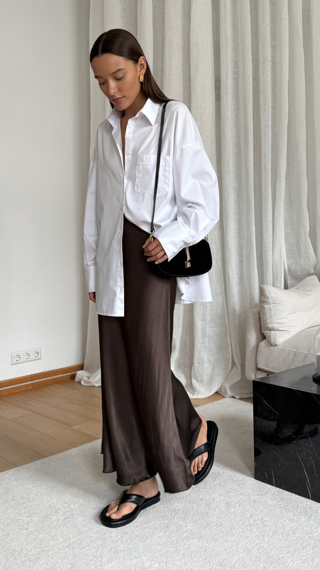 Sasha Skirt - Dark Espresso