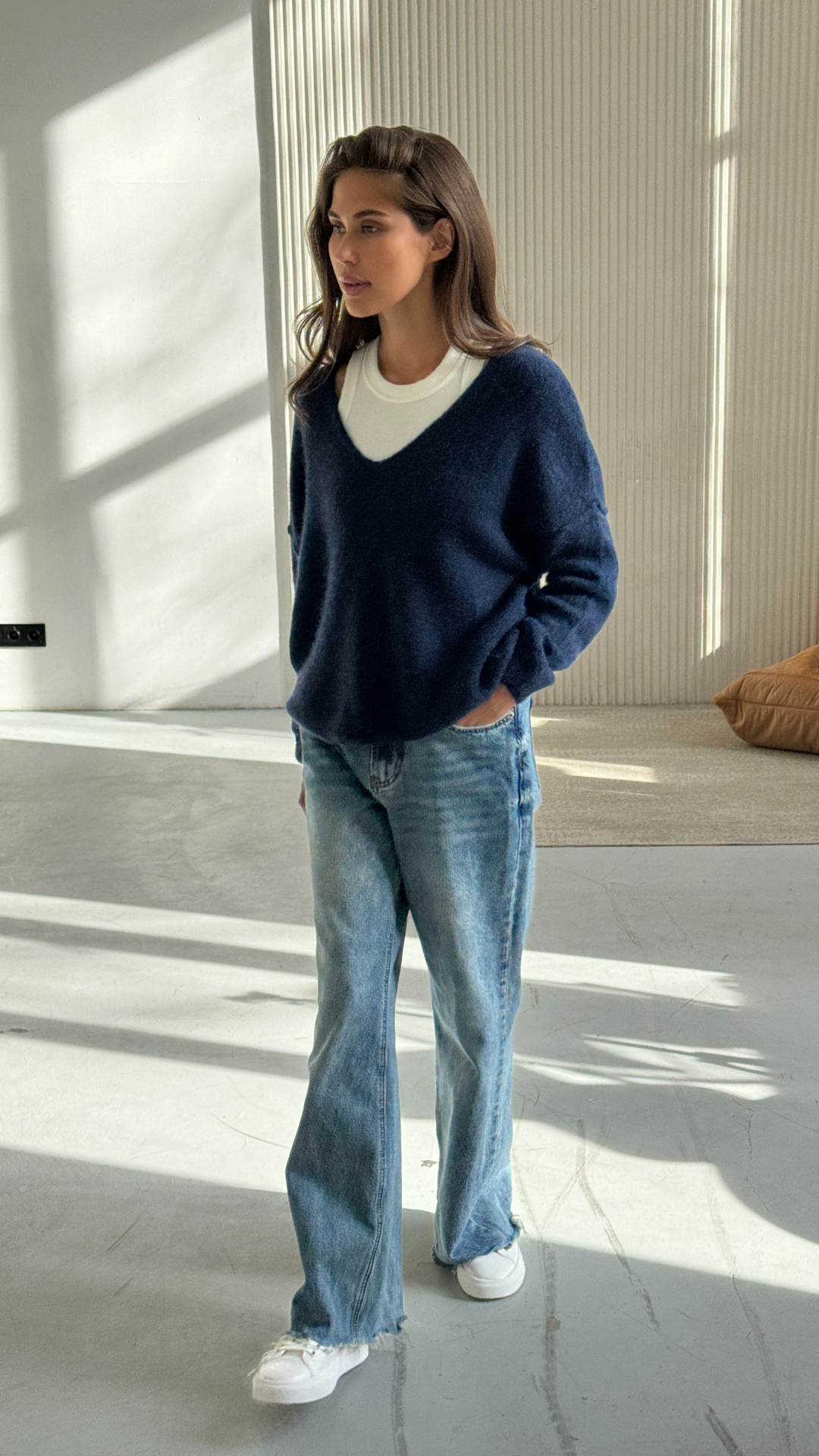 Hailey Sweater - Navy