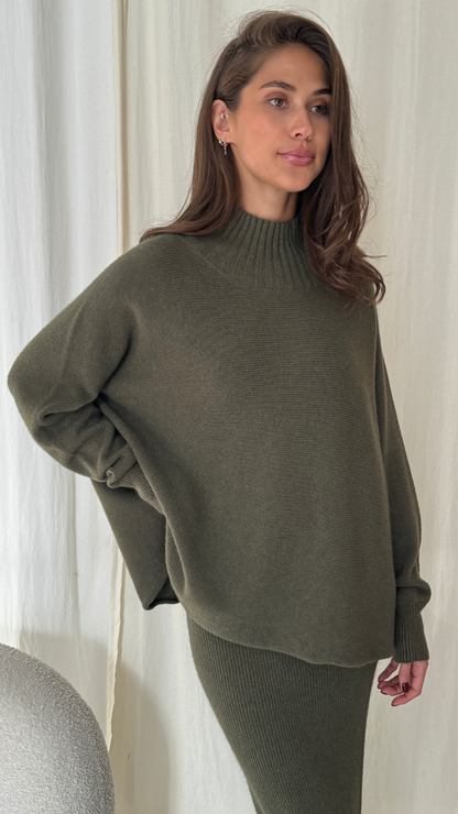 Alma Sweater - Khaki