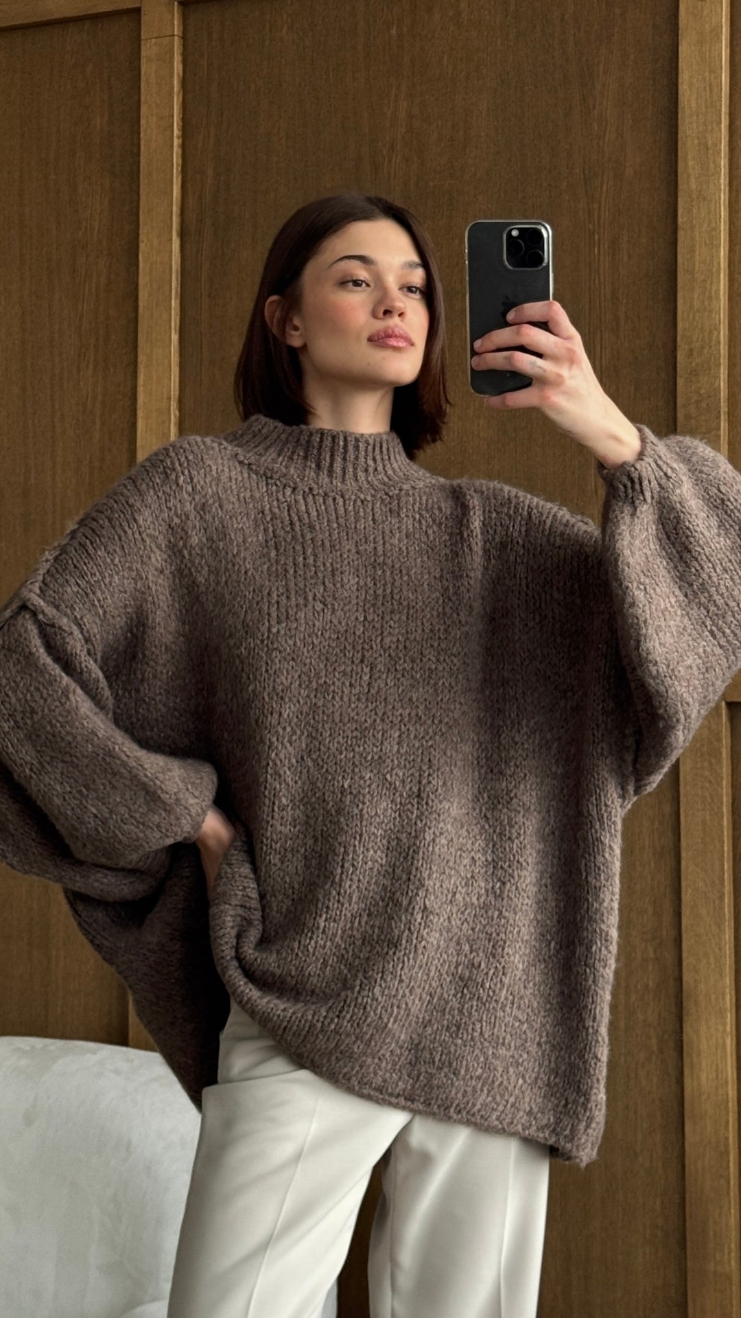 Layla Sweater - Taupe