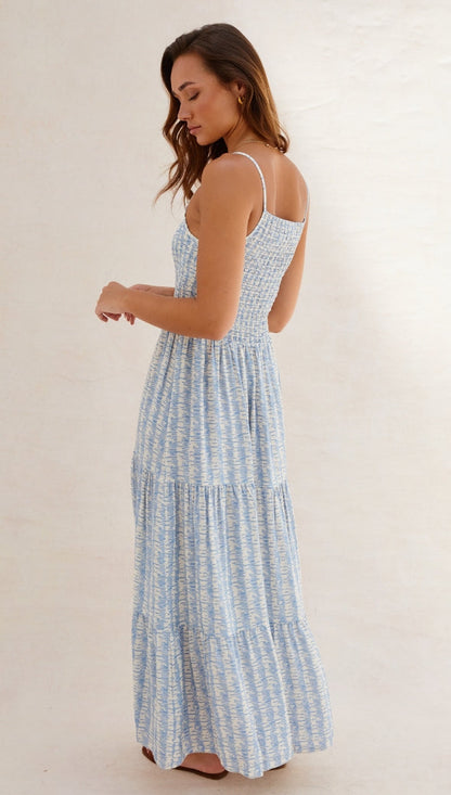 Zoya Dress - Sky Print