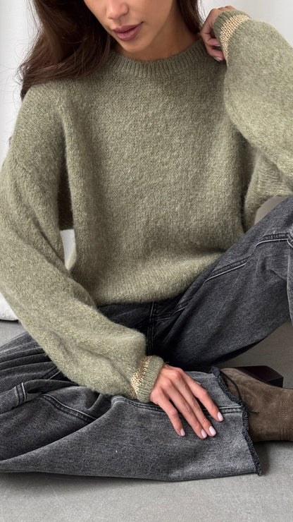 Noelle Sweater - Khaki