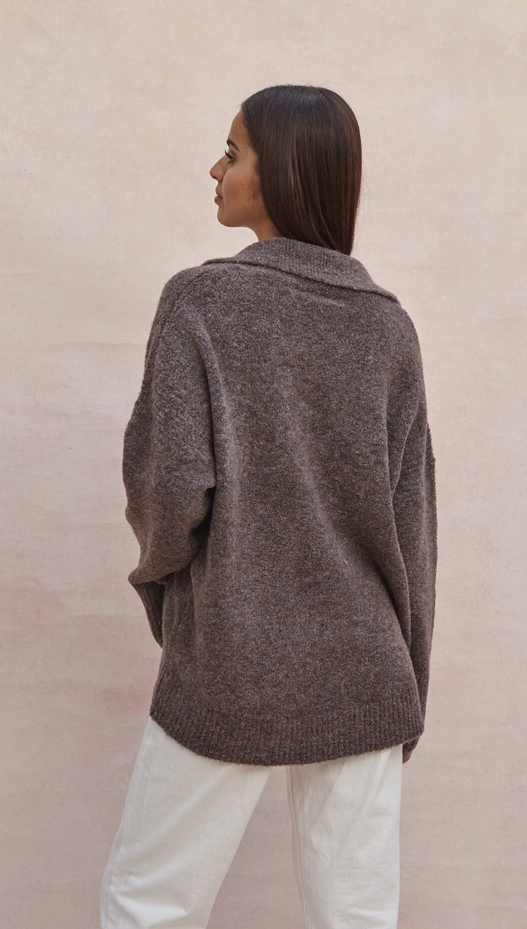 Veronika Sweater - Taupe