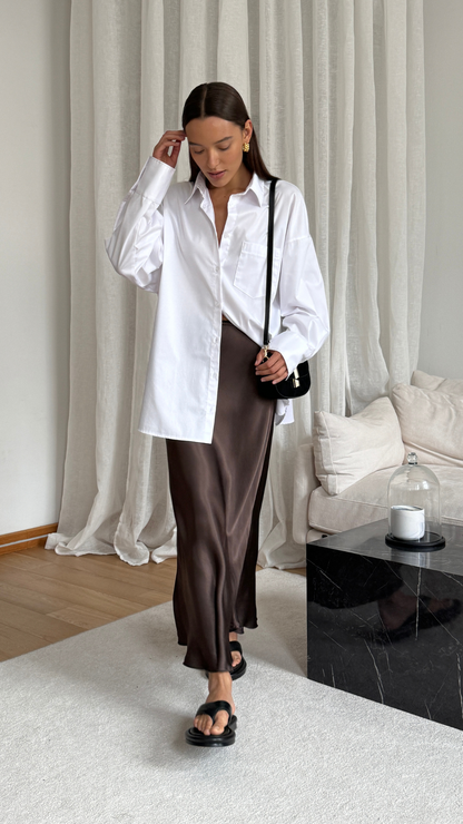 Sasha Skirt - Dark Espresso