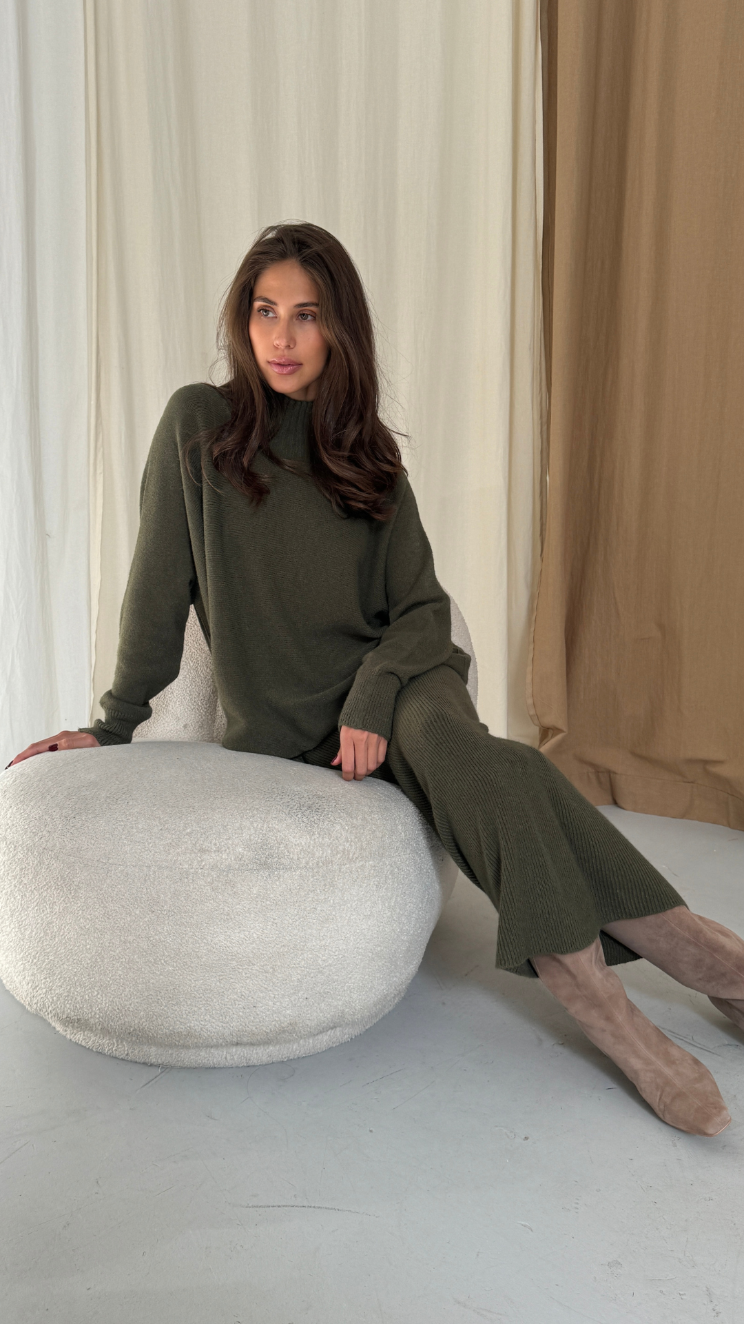 Alma Sweater - Khaki