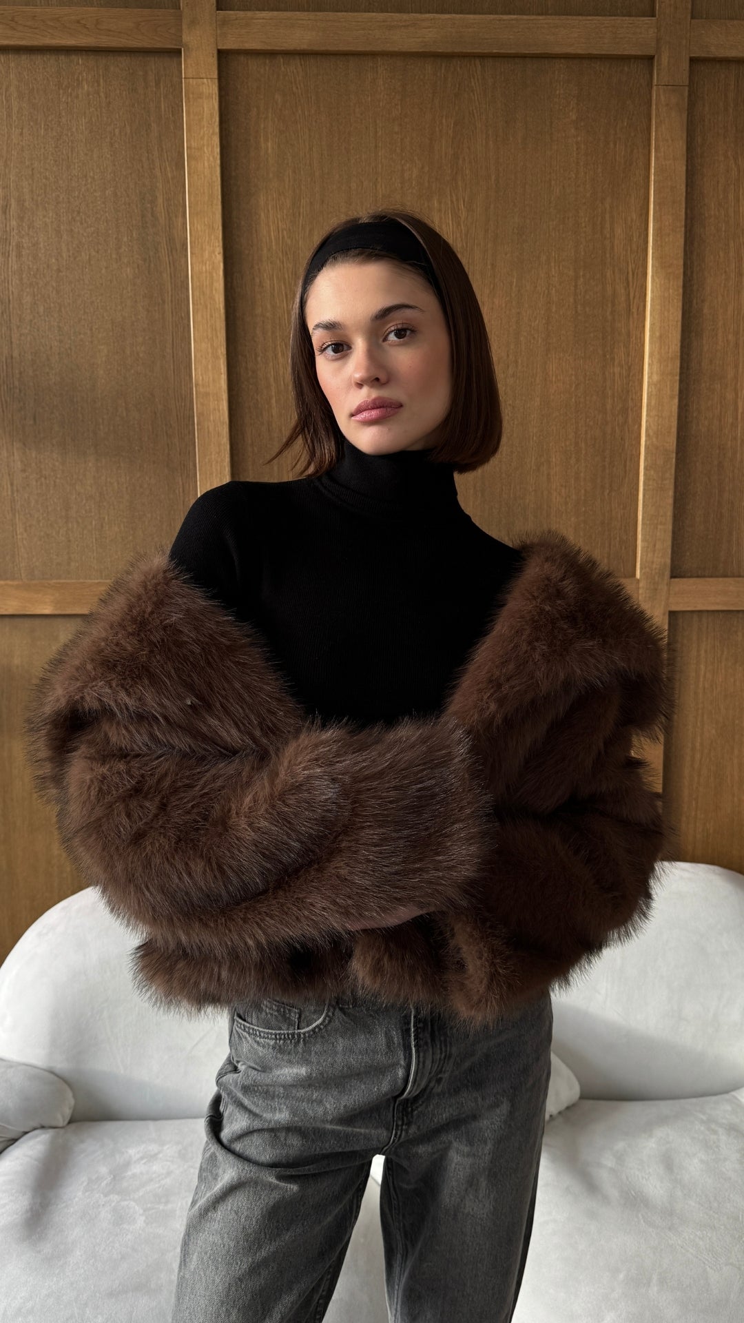 Rihanne Coat - Dark Chocolate