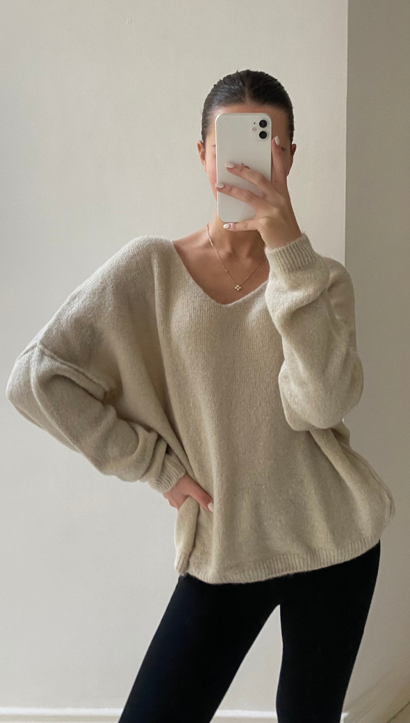 Hailey Sweater - Silversand