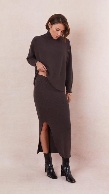 Adina Sweater - Espresso