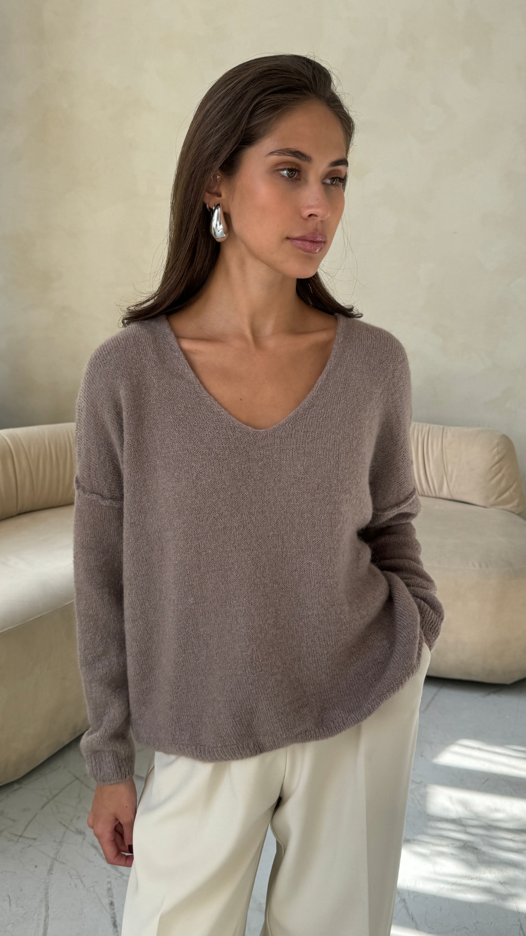 Hailey Sweater - Mocha
