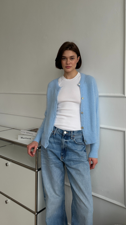 Reyna Cardigan - Sky Blue
