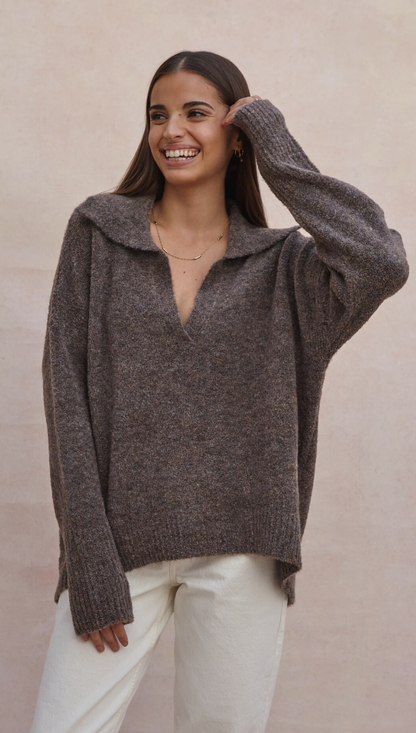 Veronika Sweater - Taupe