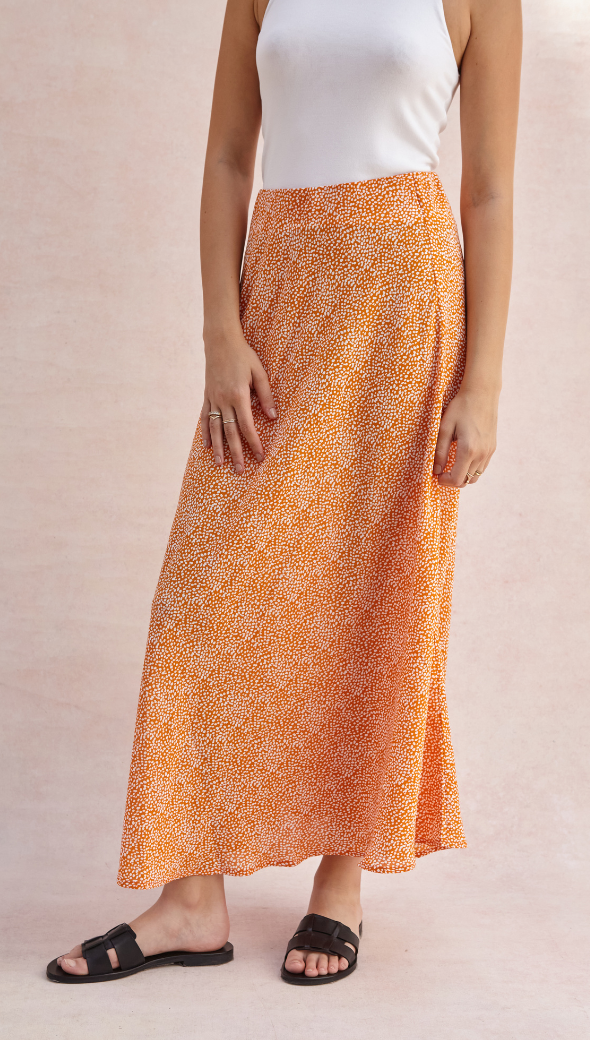 Aura Skirt - Auburn Print