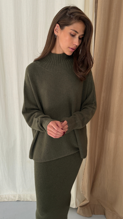 Alma Sweater - Khaki