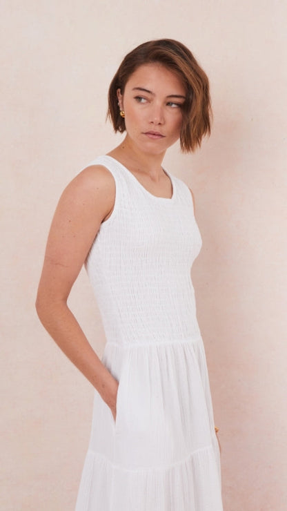 Mel Cotton  Dress - White