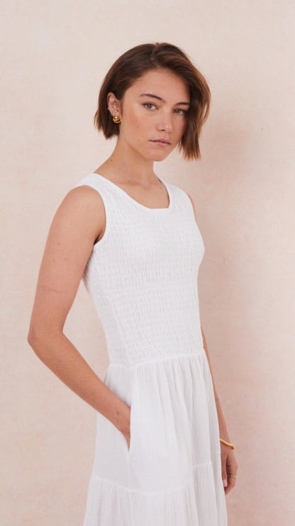 Mel Cotton  Dress - White