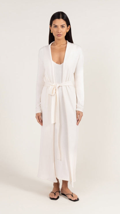 Sofia Knitted Slip Dress - Ivory