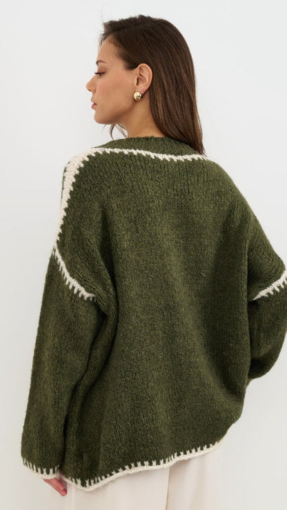 Cleo Jumper - Khaki