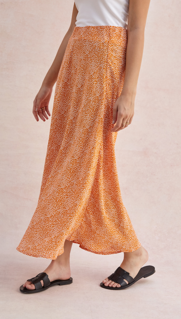Aura Skirt - Auburn Print
