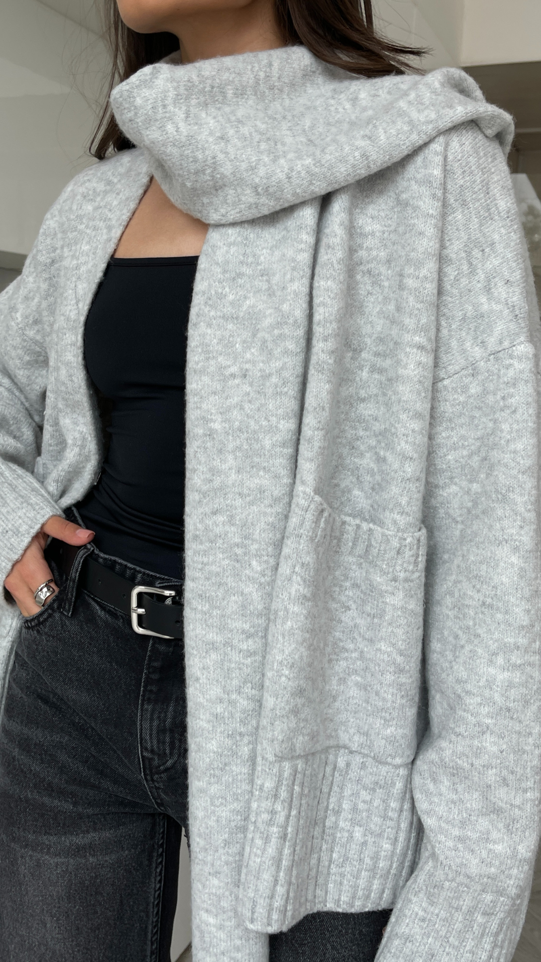 Harper Cardigan - Grey