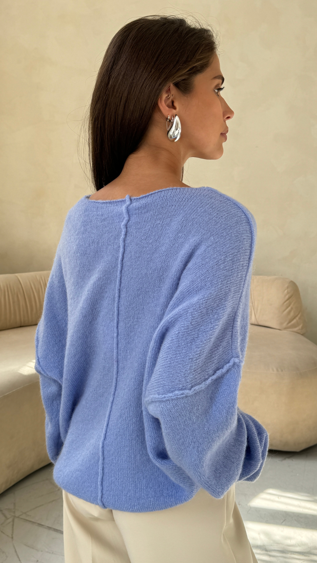 Hailey Sweater - Sky Blue