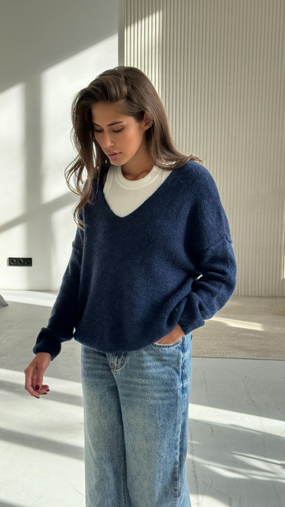 Hailey Sweater - Navy